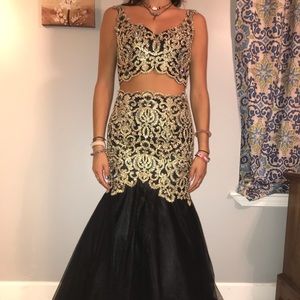 2 piece Prom Dress